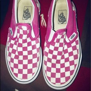Vans Pink little girls 1. (13.5)